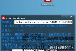 【软件】CsDn Downloader1.2免积分下载